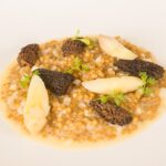 Gerstenrisotto mit Spargel